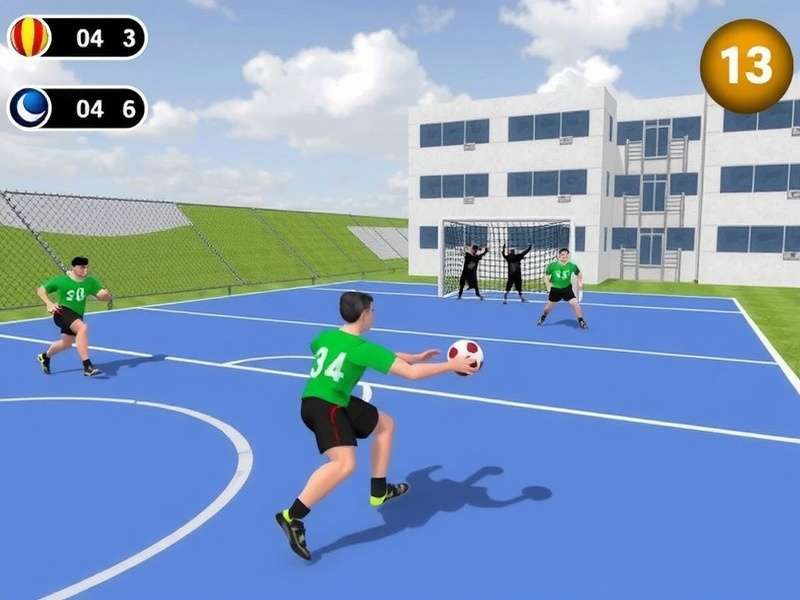 Grand Handball Tournament gameplay screenshot