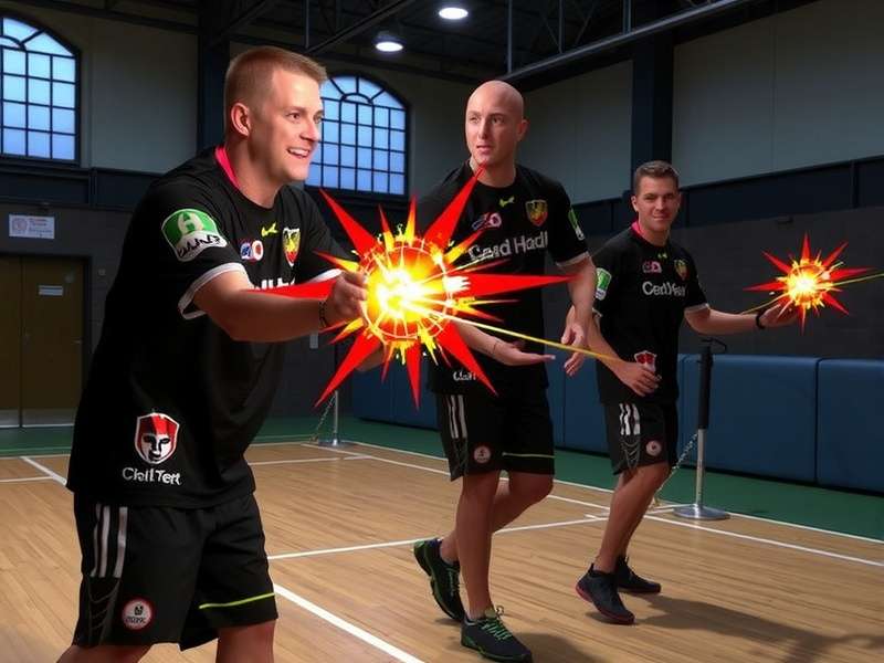 Grand Handball Tournament power shot mechanic